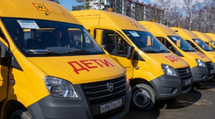 До конца года в столицу Дагестана поступят 66 автомобилей ,  для перевозки школьников 