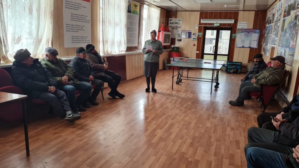 В Хойхинском филиале районного Центра культуры торжественно отметили День защитников Отечества.