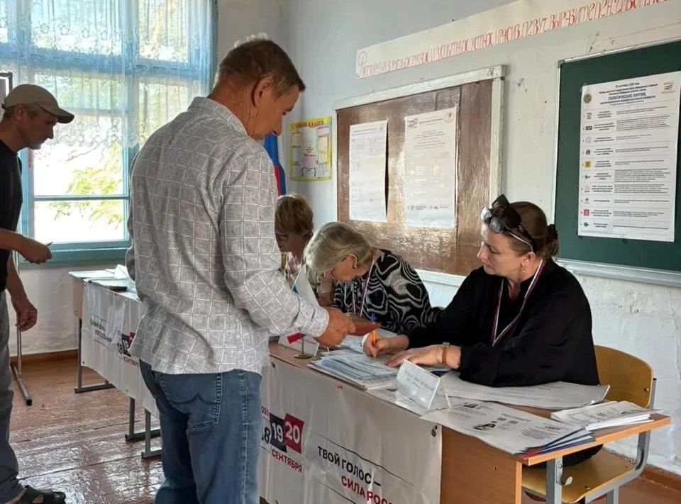 В дагестанском селе Остров Чечень стартовало досрочное голосование