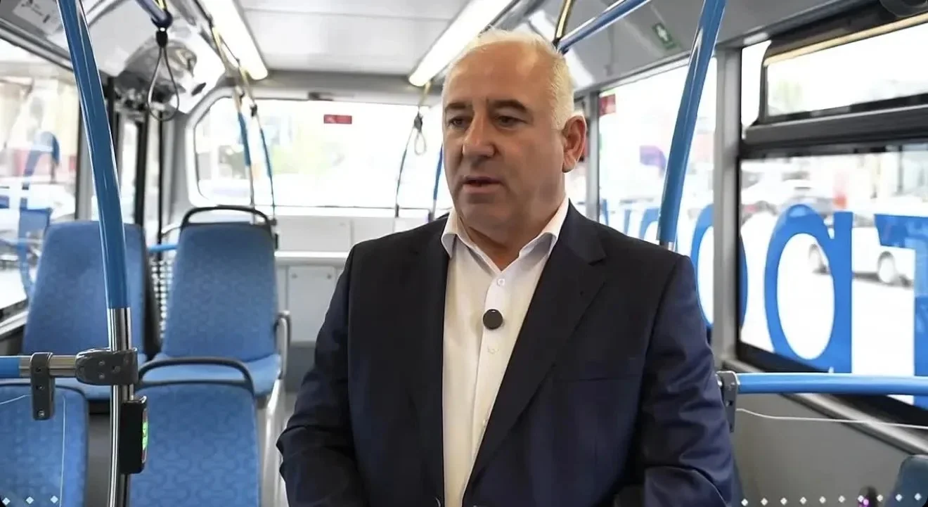В Махачкале запустили электробус на маршруте №5 вместо троллейбусов