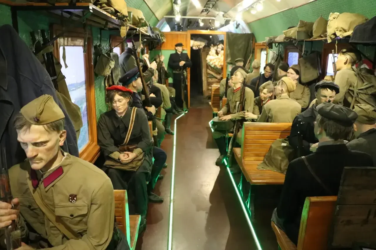«Поезд Победы» впервые прибыл в Дагестан
